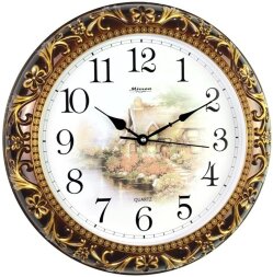 305AF БР MIRRON (в кор.10шт.) - Часы настенные, кв [01085887]