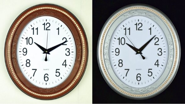 WS-7126 (в кор.10шт.) - Часы настенные овальные, 2 [01087407]