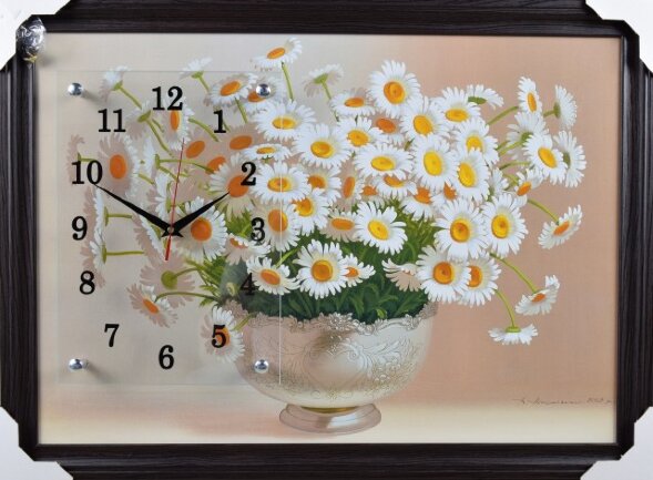 50х70 A-134 - Часы-картины настенные в багете Успе [01082568]