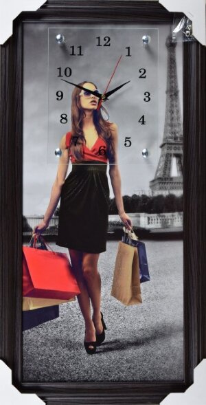 33х70 F-142 - Часы-картины настенные в багете Успе [01082563]