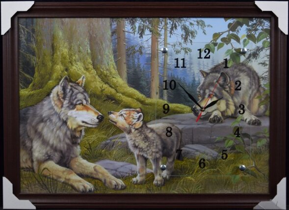 50х70 A-223 - Часы-картины настенные в багете Успе [01074650]