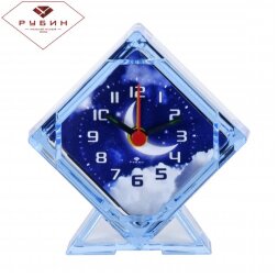 В2-005 (в кор.120шт.) - Будильник кварц.син.&amp;quot;Лунна [01079569]