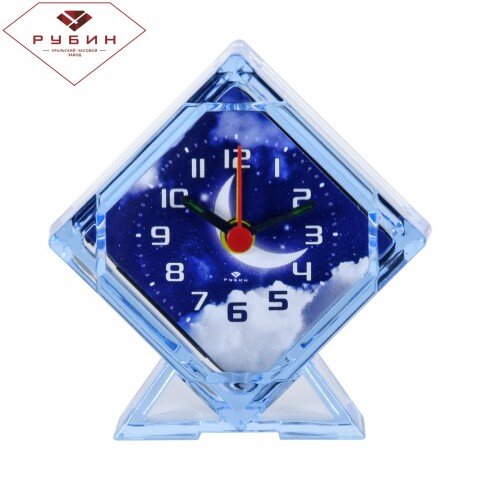 В2-005 (в кор.120шт.) - Будильник кварц.син.&amp;quot;Лунна [01079569]