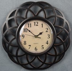 2853-1A-XYM Чёрные (в кор.30шт.) - Часы настенные, [01076641]