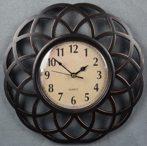 2853-1A-XYM Чёрные (в кор.30шт.) - Часы настенные, [01076641]
