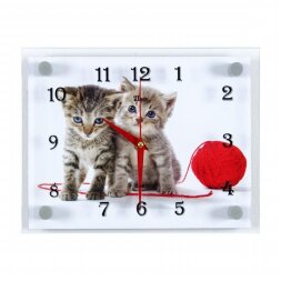 2026-584 (в кор.10шт.) - Часы настенные&amp;quot;Котята и к [01073839]