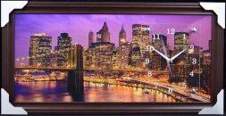 33х70 F-144G - Часы-картины настенные в багете Усп [01074679]