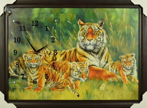 50х70 A-88 - Часы-картины настенные в багете Успех [01086033]