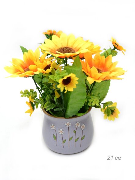679302 (в уп.60шт.) - Цветочная композиция Подсолн [01104777]