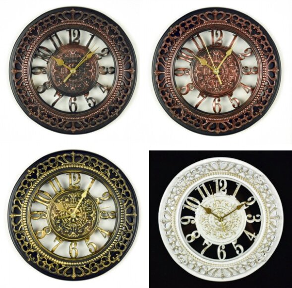 WS-7305MIX ABCD (в кор.20шт.) - Часы настенные кру [01087418]