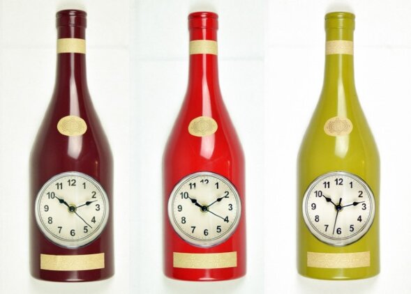 МС175 MIX (в кор.6шт.) - Часы настенные &amp;quot;Бутылка в [01086863]