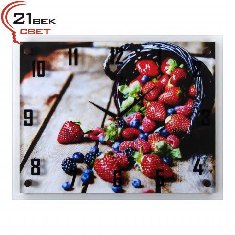 3545-112 (в кор.5шт.) - Часы настенные&amp;quot;Ягоды в лук [01079529]