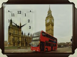 50х70 F-138 - Часы-картины настенные в багете Успе [01077204]