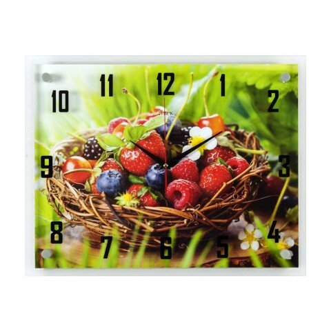 3545-1128 (в кор.5шт.) - Часы настенные&amp;quot;Ягоды в ко [01072655]