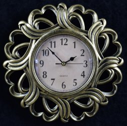 2854-3A-XYM Золотые (в кор.30шт.) - Часы настенные [01076617]