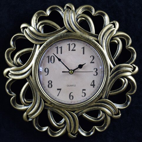 2854-3A-XYM Золотые (в кор.30шт.) - Часы настенные [01076617]