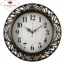 4051-104 (в кор.5шт.) - Часы настенные круг с узор [01081921]