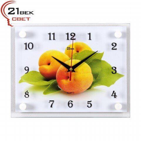 2026-664 (в кор.10шт.) - Часы настенные&amp;quot;Абрикосы&amp;quot; [01081889]