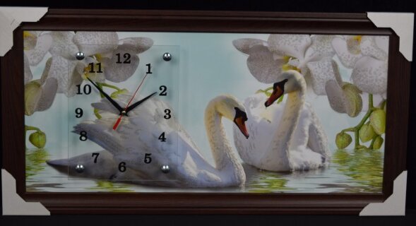 33х70 F-229G - Часы-картины настенные в багете Усп [01074668]