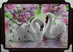 50х70 F-164 - Часы-картины настенные в багете Успе [01074647]