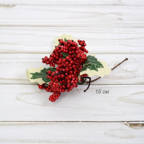 680517 (в уп.1200шт.) - Ветка искусственная 15см. [01098331]