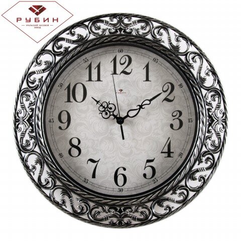 4051-105 (в кор.5шт.) - Часы настенные круг с узор [01081925]