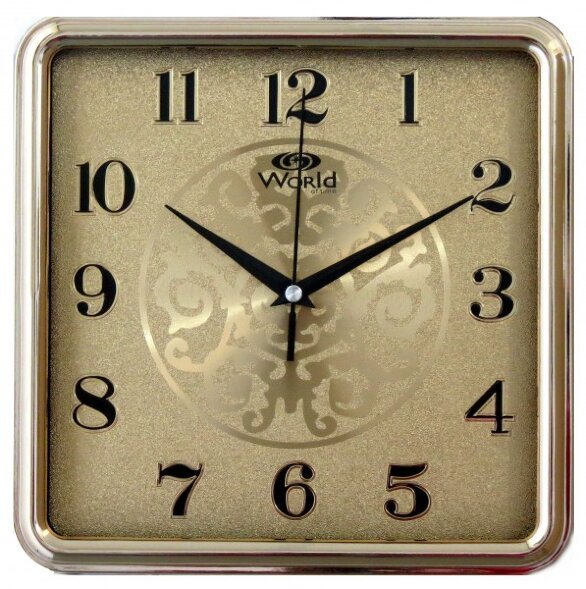 2898C G (в кор.20шт.) - Часы настенные квадратные, [01085196]