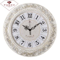 4051-106 (в кор.5шт.) - Часы настенные круг с узор [01084628]