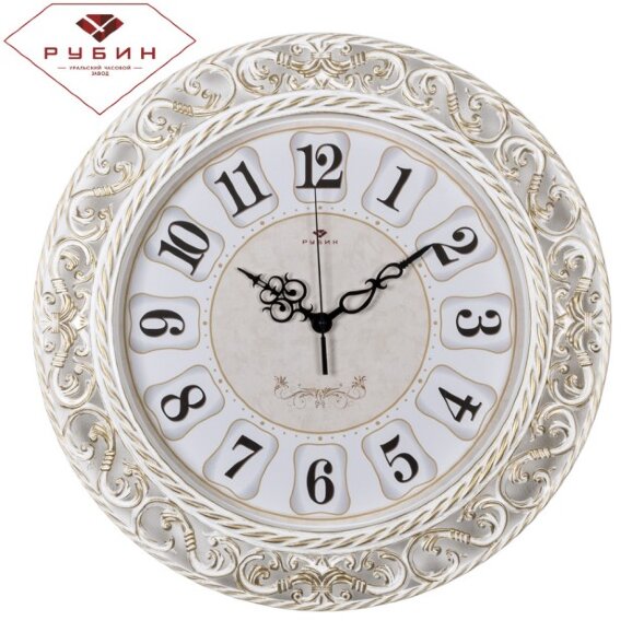 4051-106 (в кор.5шт.) - Часы настенные круг с узор [01084628]