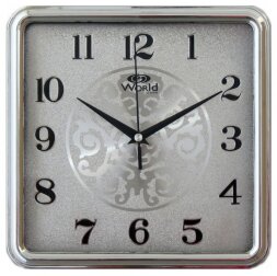 2898C S (в кор.20шт.) - Часы настенные квадратные, [01085197]