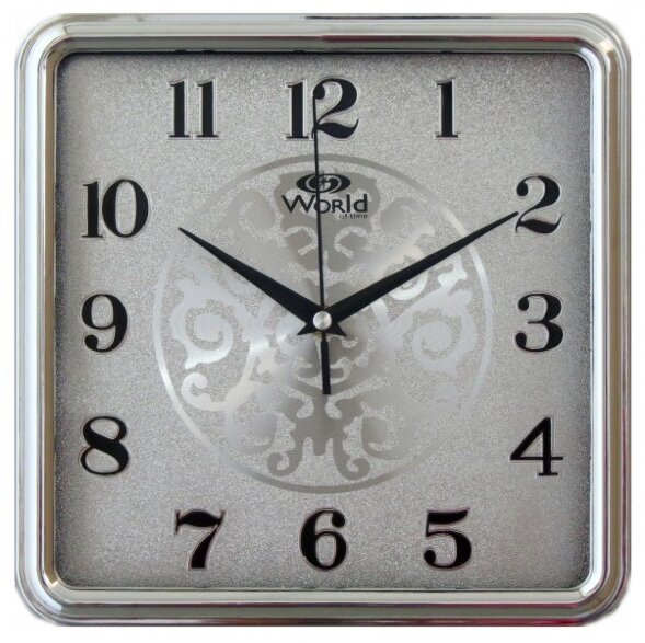 2898C S (в кор.20шт.) - Часы настенные квадратные, [01085197]