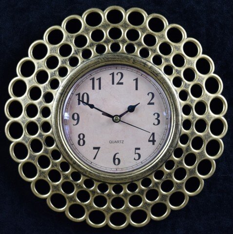 2867-3A-XYM Золотые (в кор.30шт.) - Часы настенные [01076620]