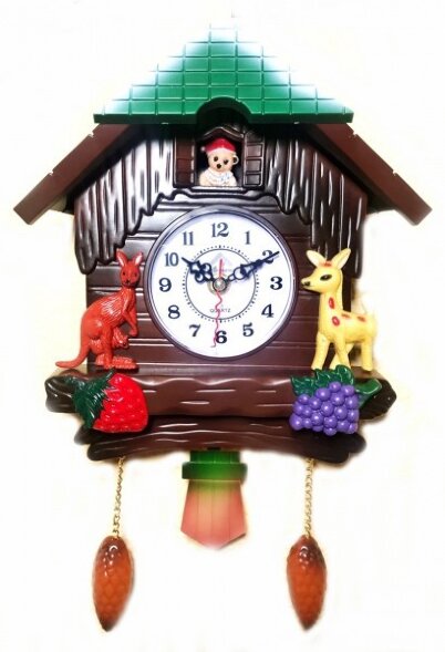 28L Корич. (в кор.24шт.) - Часы настенные с маятни [01085178]