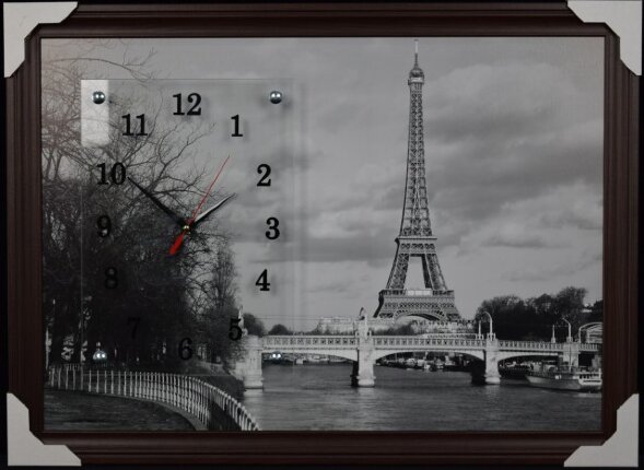 50х70 F-84 - Часы-картины настенные в багете Успех [01074658]