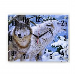 3545-1135 (в кор.5шт.) - Часы настенные&amp;quot;Волки зимо [01074029]