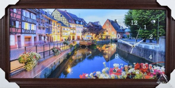 33х70 F-451G - Часы-картины настенные в багете Усп [01082274]