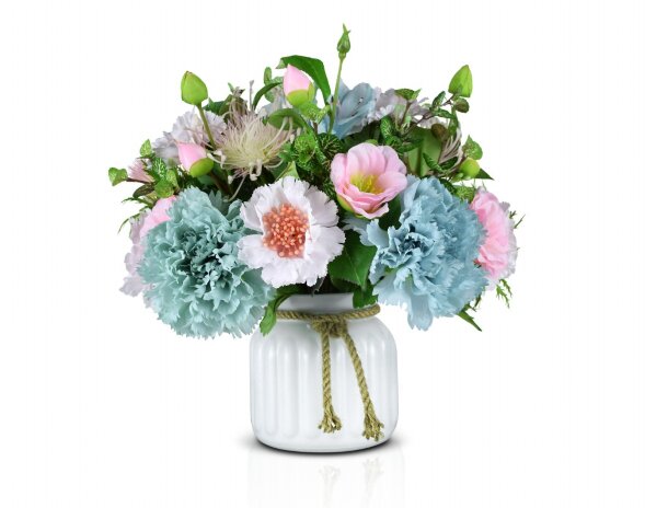 Букет в вазе №2, размер: высота 30см, ширина 30см. [01090239]