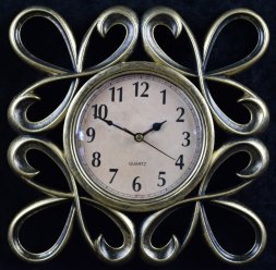 2868-3A-XYM Золотые (в кор.30шт.) - Часы настенные [01076626]