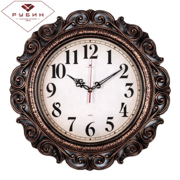 4126-001 (в кор.5шт.) - Часы настенные круг ажурны [01088050]