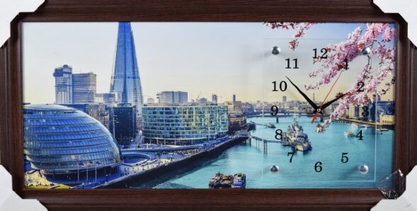 33х70 F-454G - Часы-картины настенные в багете Усп [01082272]