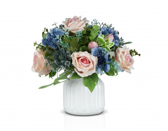 Букет в вазе №3, размер: высота 30 см, ширина 30 с [01090240]