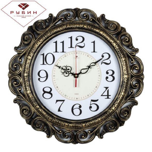 4126-002 (в кор.5шт.) - Часы настенные круг ажурны [01088051]