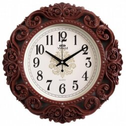 2935C BR (в уп.10шт.) - Часы настенные WORLD, квар [01083725]