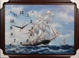 50х70 Si-100 - Часы-картины настенные в багете Усп [01079616]