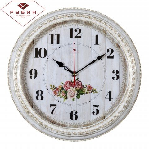2950-108 (в уп.10шт.) - Часы настенные круг., корп [01083500]