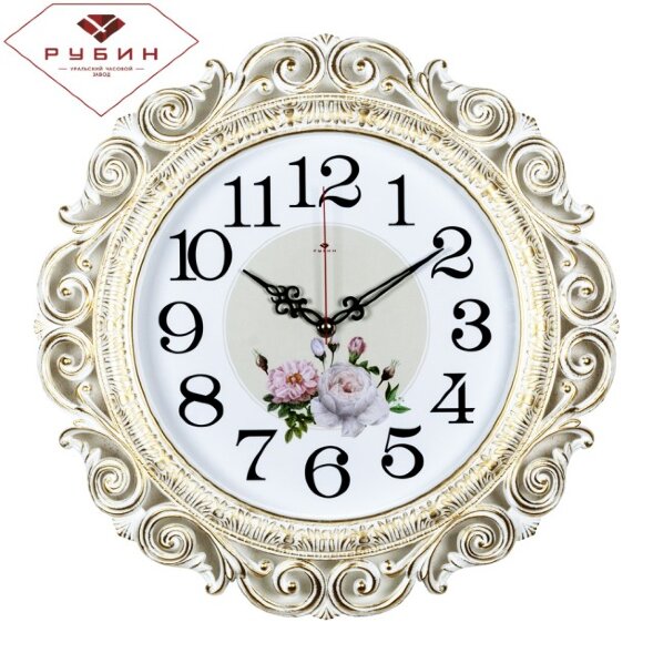 4126-003 (в кор.5шт.) - Часы настенные круг ажурны [01088052]