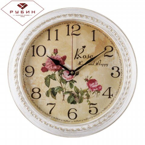 2950-109 (в уп.10шт.) - Часы настенные круг., корп [01083501]