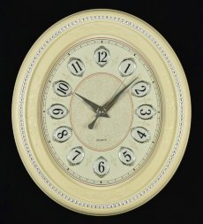 WS-7342 (в кор.10шт.) - Часы настенные овальные, р [01087399]