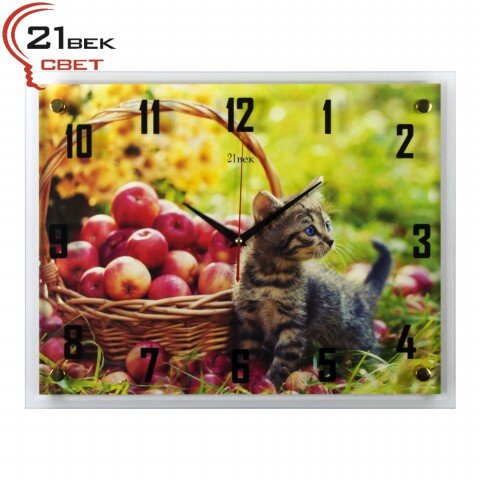 3545-114 (в кор.5шт.) - Часы настенные&amp;quot;Котёнок и к [01079530]
