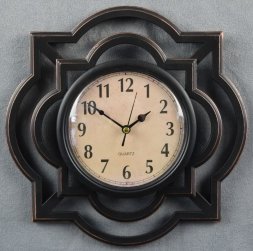 2869-1A-XYM Чёрные (в кор.30шт.) - Часы настенные, [01076631]